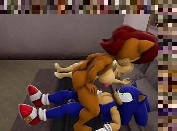 Sally and Sonic