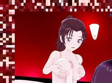 Kazuha Toyama and I have intense sex in a love hotel. - Detective Conan Hentai