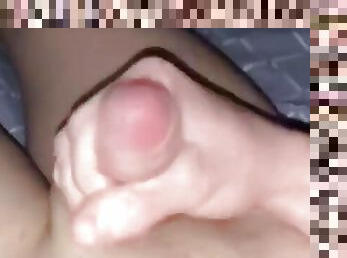 Male mastrubation with cum