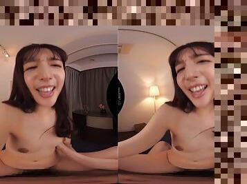 Lascivious Japanese harlot crazy VR sex scene