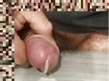 asiatique, masturbation, amateur, ejaculation-sur-le-corps, gay, branlette, solo