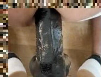 Big black dildo in my ass