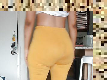 cul, maigre, amateur, ébène, milf, butin, danse, africaine, taquinerie