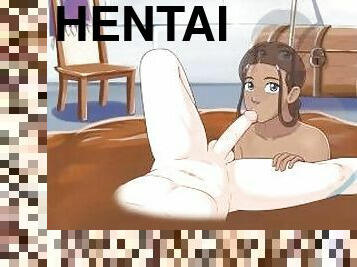 mėgėjai, čiulpimas, didelis-penis, nuleidimas, anime, hentai, bybis