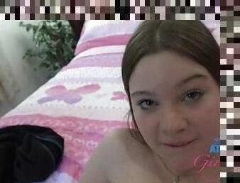 amateur, babes, maison, ejaculation-interne, point-de-vue, petite-amie, mignonne, innocent