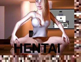3D Porn Anime Hentai Busty Blonde Girl Fucking