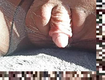 clito, masturbation, collants, chatte-pussy, babes, ados, black, salope, parfait, fétiche