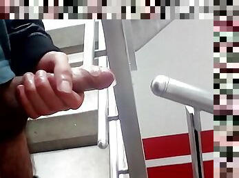 Cum in stairs