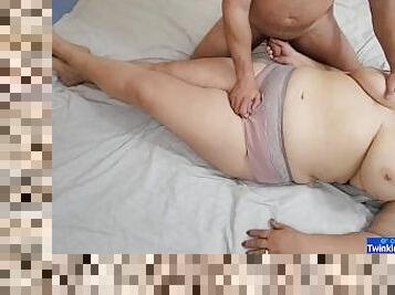 Tearing up Granny Panty and fucking this awesome fat BBW Mom Wife.
