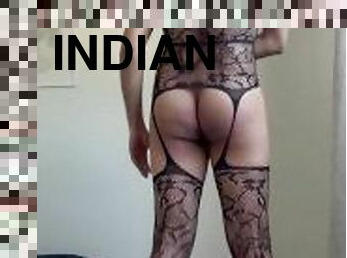 amador, pénis-grande, indiano, langerie, fetiche, sozinho, pénis