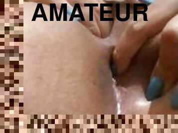 traseiros, masturbação, amador, anal, brinquedo, brasil, dildo, sozinho, morena