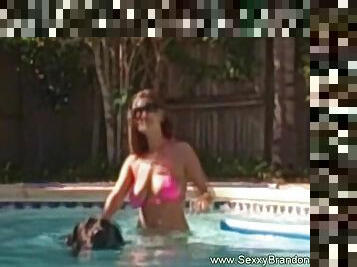 Amateur Fun In The Pool