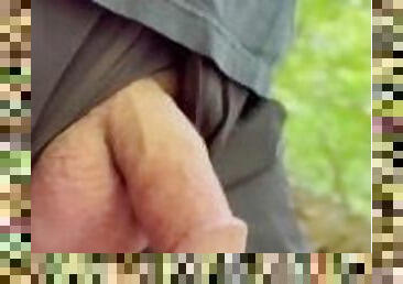 masturbation, en-plein-air, public, amateur, gay, secousses, solo, exhibitionniste