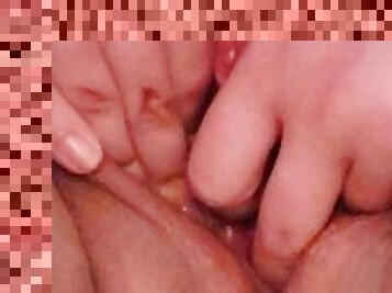 Up-close masturbation