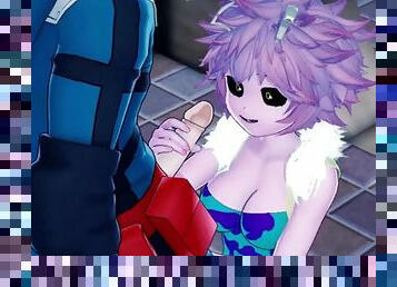 Deku fucks Mina Ashido missionary creampie. My Hero Academia