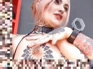 Dildo Afternoon With Inked Busty Blonde - tattoopleasures.club