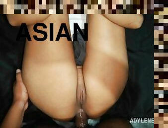 asiático, russo, aluna, amador, anal, japonesa, penetração-de-braço