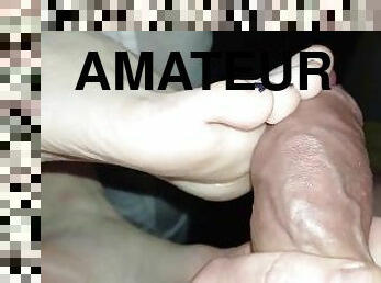 amateur, pieds, sale, ejaculation, fétiche, branlette-avec-les-pieds, sucer, orteils