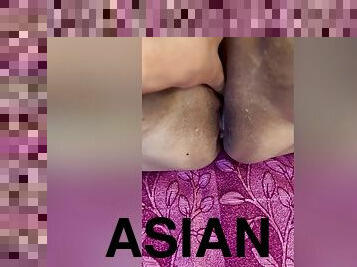 Asian Milf In Pussy Fingering