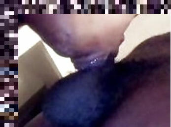 Ebony Bbw Sucking Dick So Exotic Exclusive Sloppy Toppy Sucking Bbc Big Black Dick