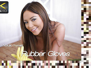 Natalia Forrest - Rubber Gloves - Sexy Videos - WankitNow