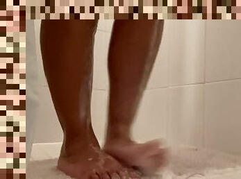 Showering my flat soles