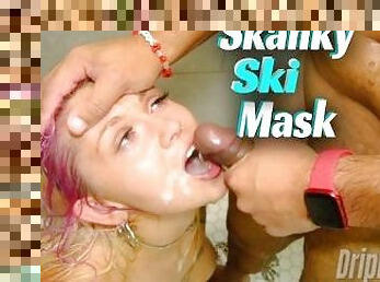 DRIPDROP SkankySkiMask Loves Sucking, Fucking, and Taking Cum at the Poolhouse!!