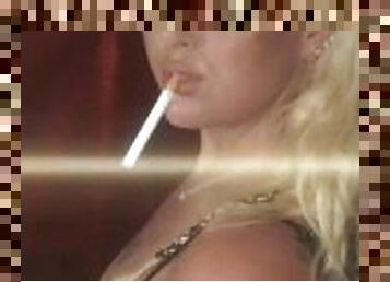 babe, fett-mutti, blondine, fetisch, rauchen
