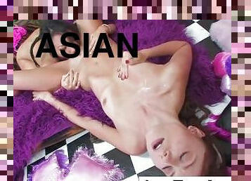 asiatique, cul, gros-nichons, chatte-pussy, babes, lesbienne, hardcore, pornstar, seins, bout-a-bout