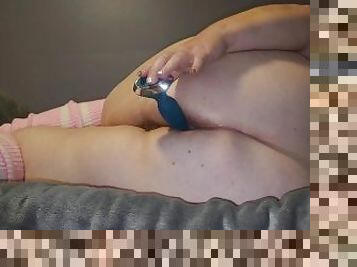 Inserting A Plug Vibrator In My Sexxxy Asshole And Making My Pussy Explode With A Squirting Orgasm