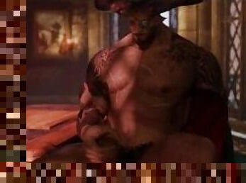 Iron bull jacking off