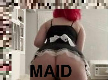 Maid Ass Shaking tease!