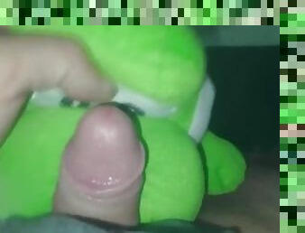 Fun Yoshi dinosaur cum!