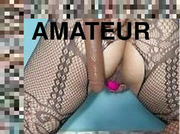 onani, gammel, sprøjte, amatør, anal, creampie, første-gang, blond, kær, dildo