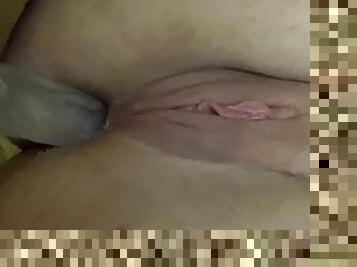 Masturbating with my dildo