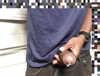 Big black dick cums in Atlanta