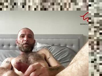 papa, amateur, mature, ejaculation-sur-le-corps, gay, solo, pappounet, domination, tatouage, ours