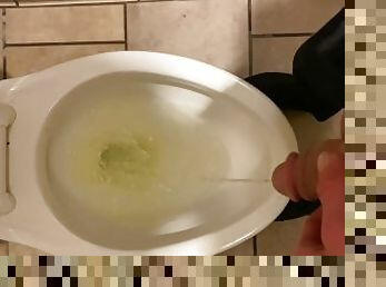 Quick Piss In a public Restroom