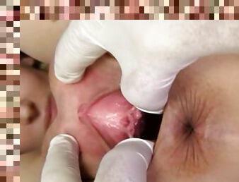 Gyno exam makes her horny