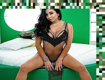 VRLatina - Stunning Latin Beauty Strips And Fucks You