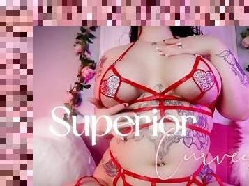 Superior Curves - FEMDOM GODDESS WORSHIP CURVY JERK OFF INSTRUCTION GOONING