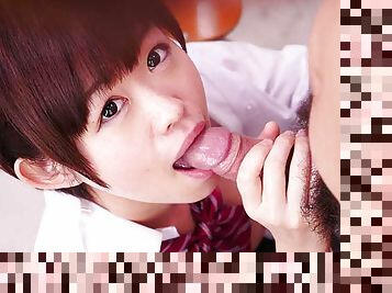 Kaho Miyazaki imagines her lover naked with his cock in her mouth - JapanHDV