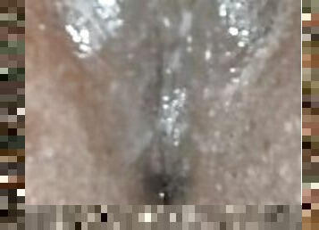 clito, grosse, énorme, masturbation, pisser, chatte-pussy, giclée, amateur, ébène, lesbienne