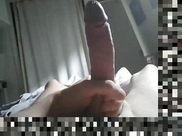 My biggest cumshot yet! Uncut big smooth dick (8 inches)