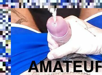 amateur, ejaculation-sur-le-corps, énorme-bite, gay, ejaculation, solo, goth, musclé, blanc, minet