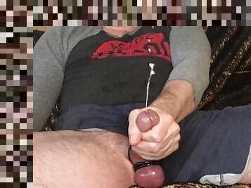 Big, thick, pretty, cock gets lubed up and tries fucking new Fleshlight
