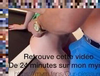 gros-nichons, chatte-pussy, amateur, milf, française, trio, tatouage, dure