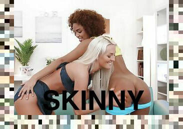 Skinny lesbians memorable sex movie