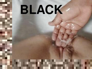 Cleo Murphy learning How to SQUIRT and Sucking BLACK DICK with Cream