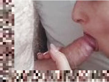 maigre, amateur, fellation, ejaculation-sur-le-corps, black, ejaculation